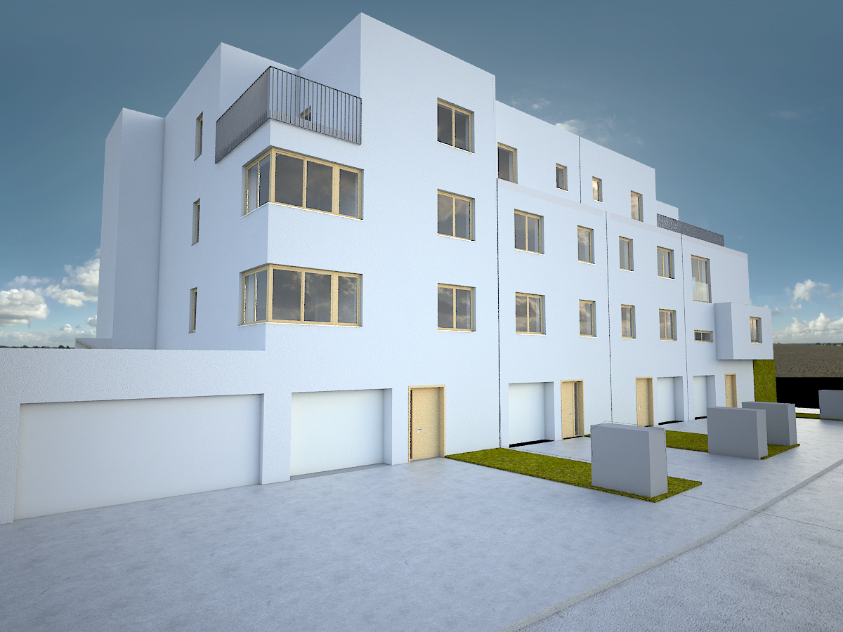 projekt bytového domu Střížkov