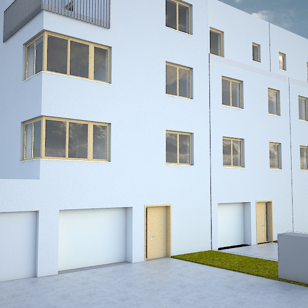 projekt bytového domu Střížkov